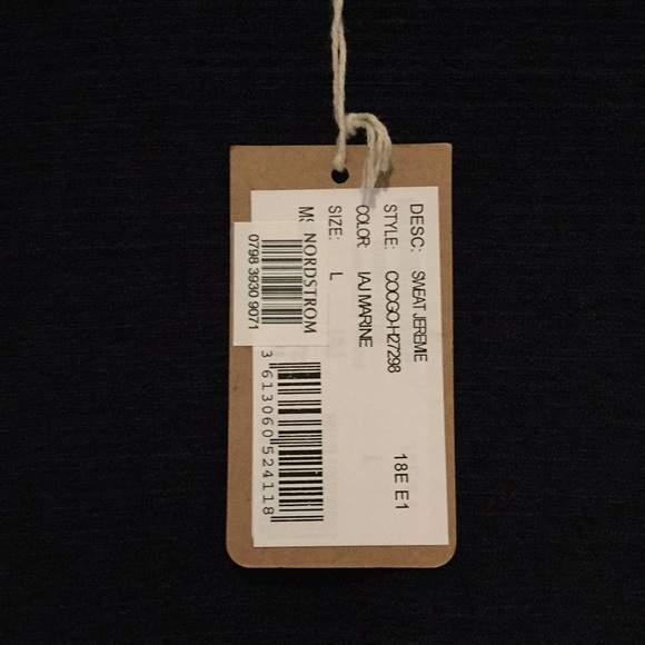 A.P.C. Navy Blue Cotton Sweater - Picture 2 of 4